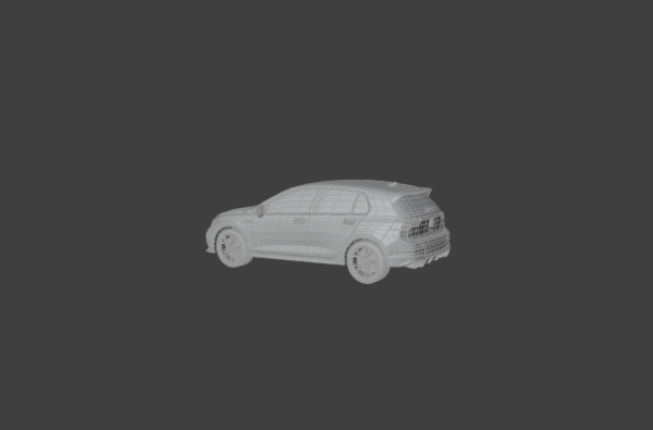 Volkswagen Golf 8 R 3D Model